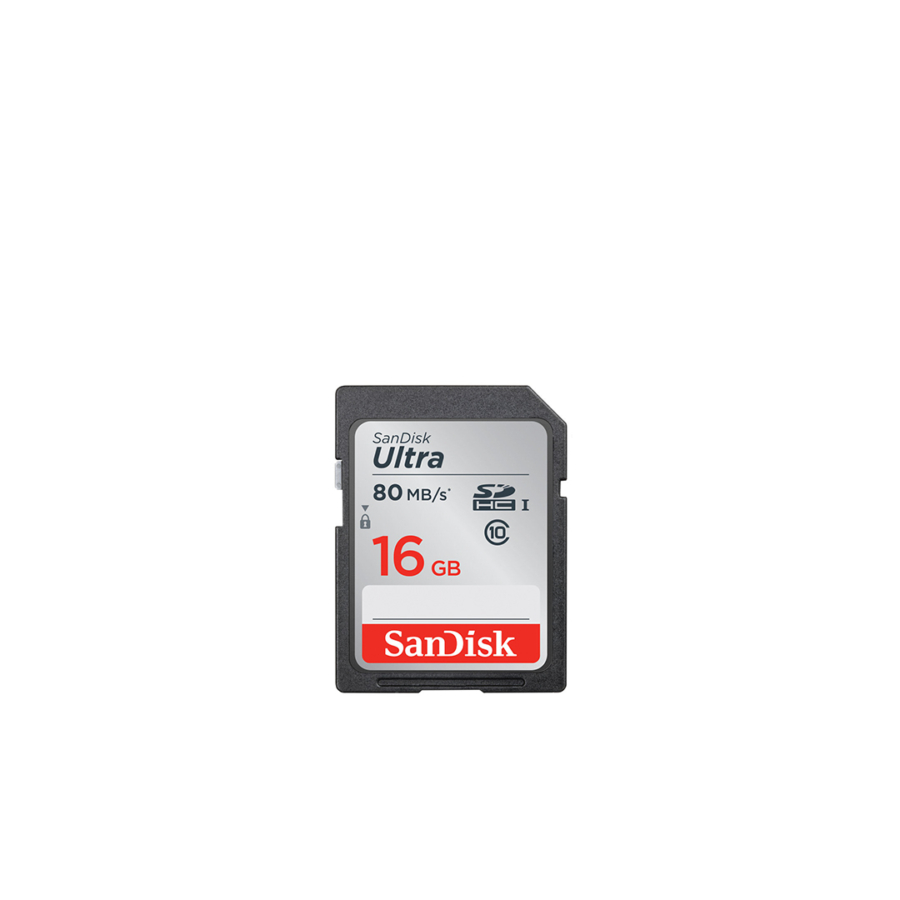 Sandisk Ultra SDHC 16GB / 80 MBs
