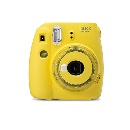 FUJIFILM INSTAX Mini 9 Instant-Film Camera (Clear Yellow)