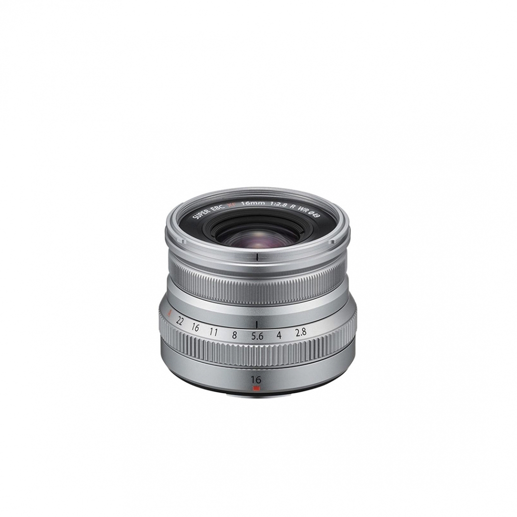 Fujifilm XF 16mm f/2.8 R WR Lens Silver ID
