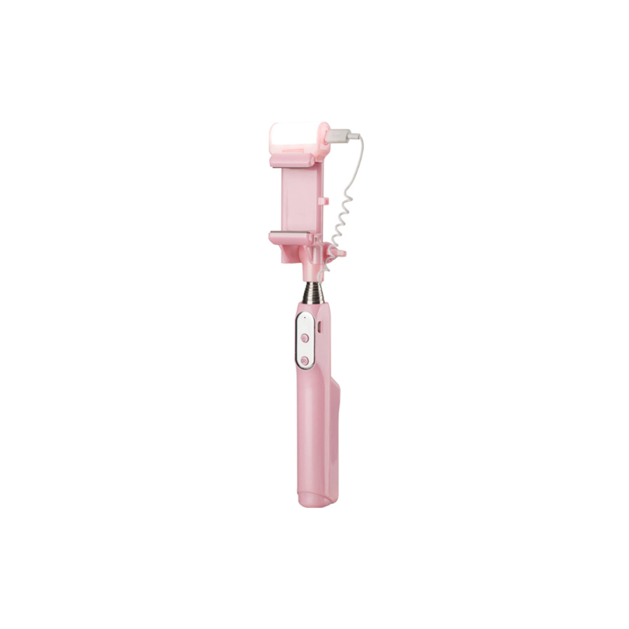Sirui Smart Selfie Stick with Built-In LED Light (Pink)
